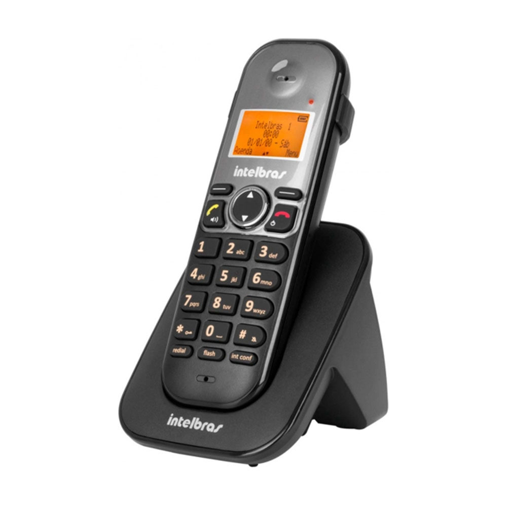 TELEFONE RAMAL SEM FIO INTELBRAS PRETO TS5121