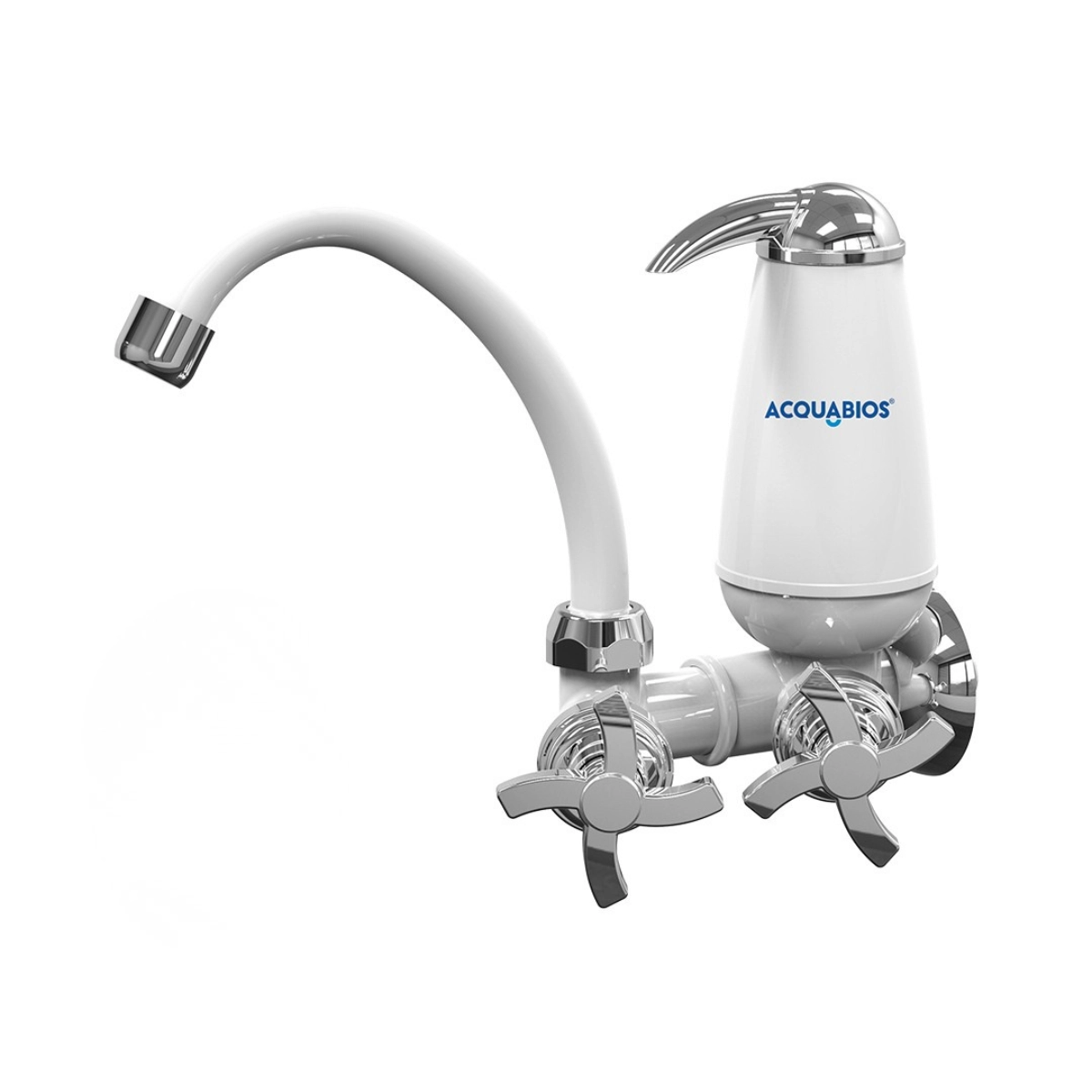 TORNEIRA COM FILTRO BRANCO BICA MÓVEL QUADRISETA 1/4 TORNEIRA COM FILTRO BRANCO BICA MÓVEL QUADRISETA 1/4