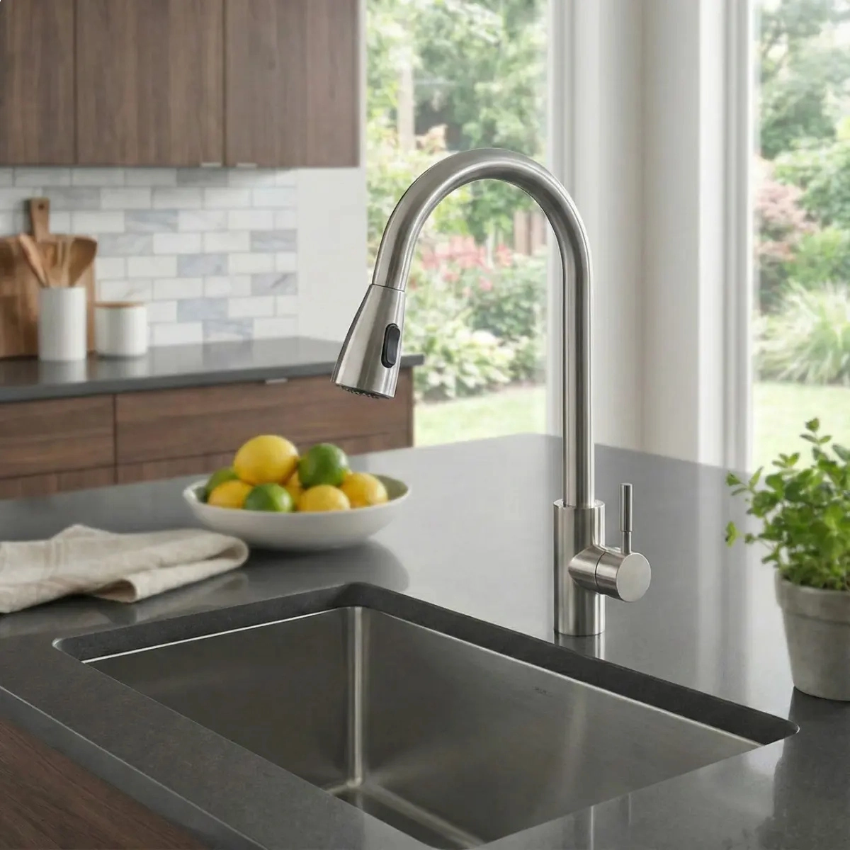 TORNEIRA GOURMET MONOCOMANDO STILLUS HOME COM EXTENSOR ESCOVADA PREMIUM