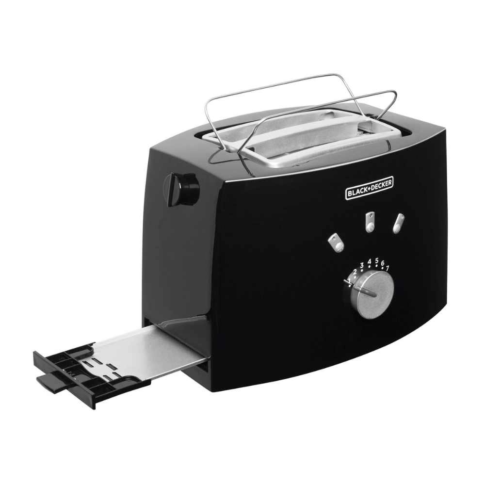 Torradeira Tostador De Pão 7 Niveis Black Decker 800w 127v Cor Preto