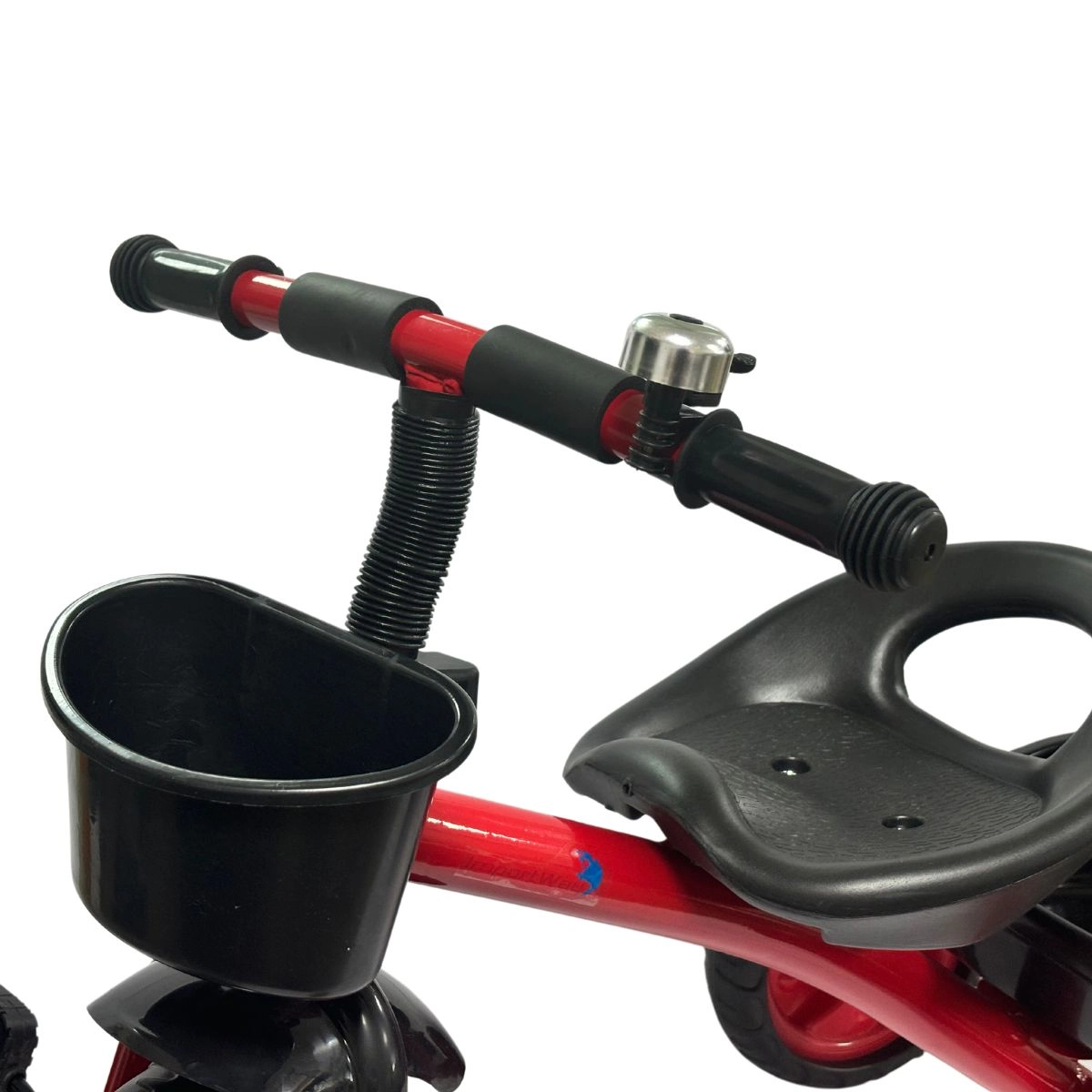 TRICICLO INFANTIL COM PEDAL PRETO E VERMELHO - IMPORTWAY