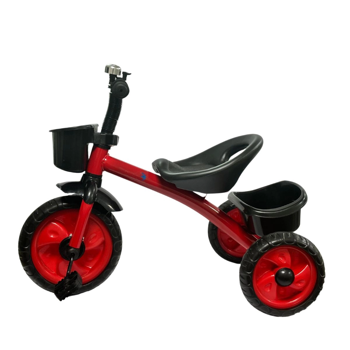 TRICICLO INFANTIL COM PEDAL PRETO E VERMELHO - IMPORTWAY