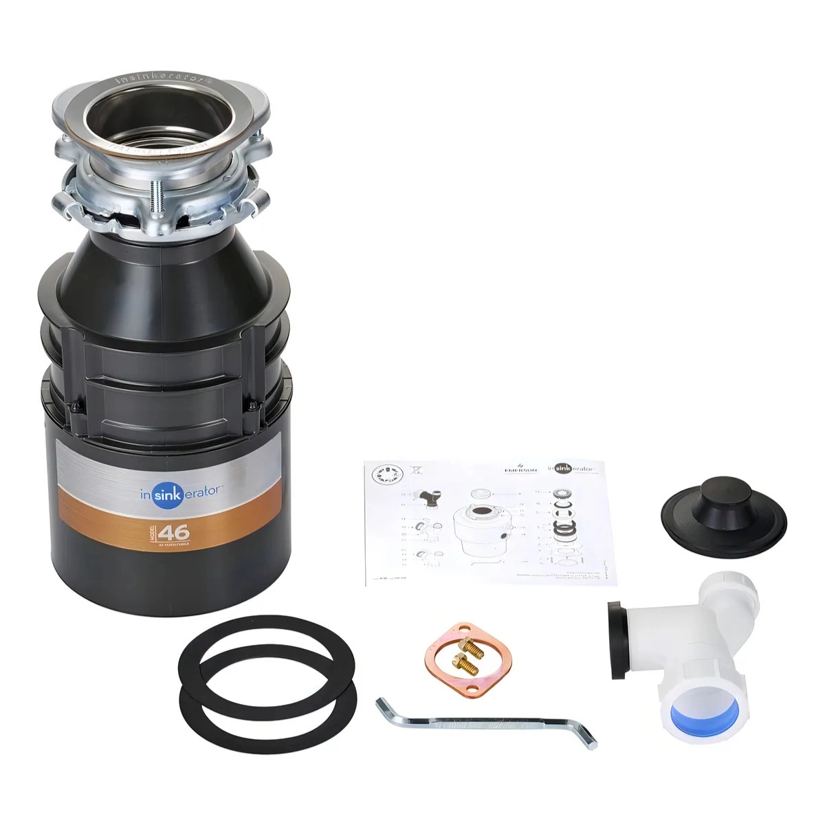 TRITURADOR DE RESÍDUOS ALIMENTARES MODELO 46 127V PRETO INSINKERATOR