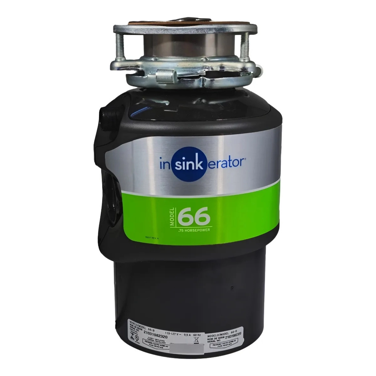 TRITURADOR DE RESÍDUOS ALIMENTARES MODELO 66 127V PRETO INSINKERATOR TRITURADOR DE RESÍDUOS ALIMENTARES MODELO 66 127V PRETO INSINKERATOR