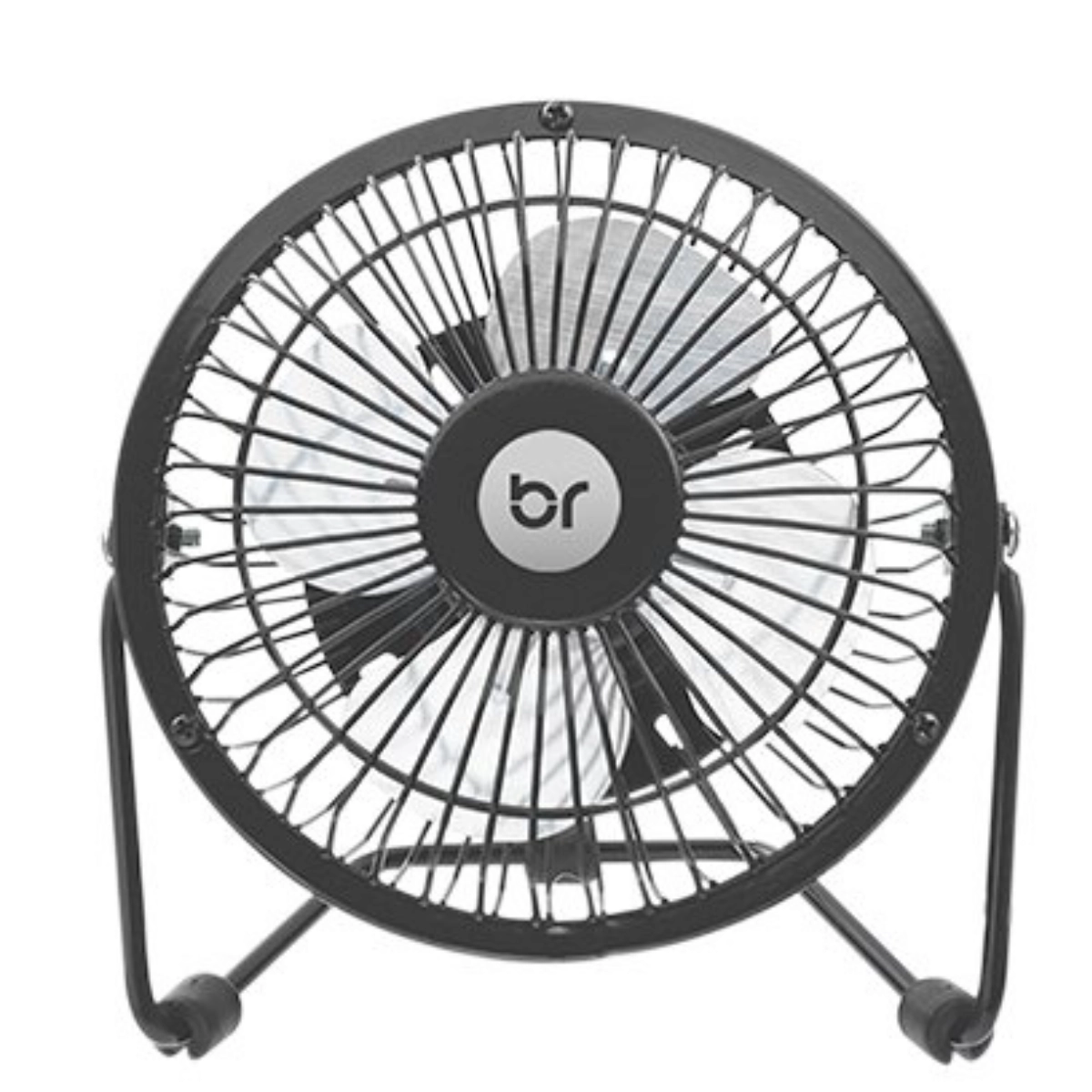 VENTILADOR DE MESA PRETO PORTATIL 15CM 5V USB BRIGHT ULTRA SILENCIOSO