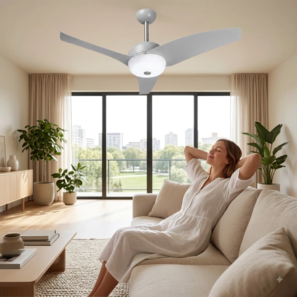 VENTILADOR DE TETO LATINA VT633 LUMINARIA SILENCIOSO CINZA 220V VENTILADOR DE TETO LATINA VT633 LUMINARIA SILENCIOSO CINZA 220V