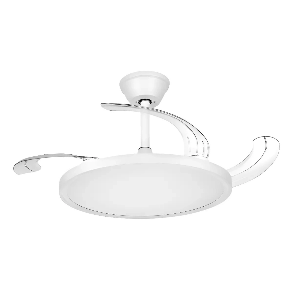 VENTILADOR DE TETO RETRÁTIL ELGIN SILENCE AIR PRO 4 PÁS 6 VEL BRANCO VENTILADOR DE TETO RETRÁTIL ELGIN SILENCE AIR PRO 4 PÁS 6 VEL BRANCO