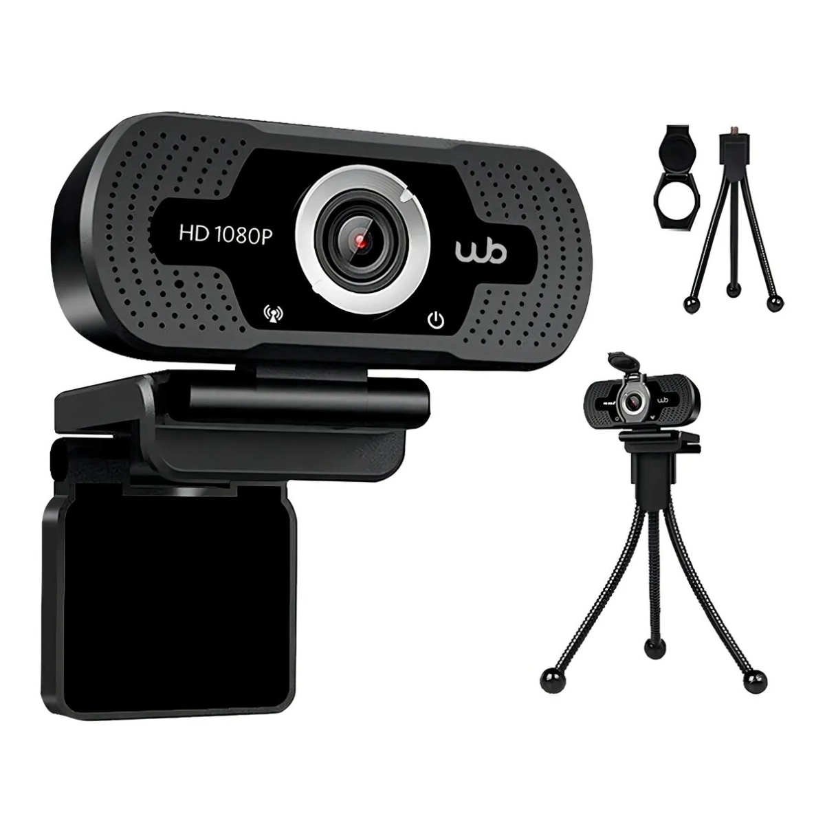 WEB CAM FULL HD 1080P WB 30FPS AMPLO ÂNGULO 110 PRETO WEB CAM FULL HD 1080P WB 30FPS AMPLO ÂNGULO 110 PRETO