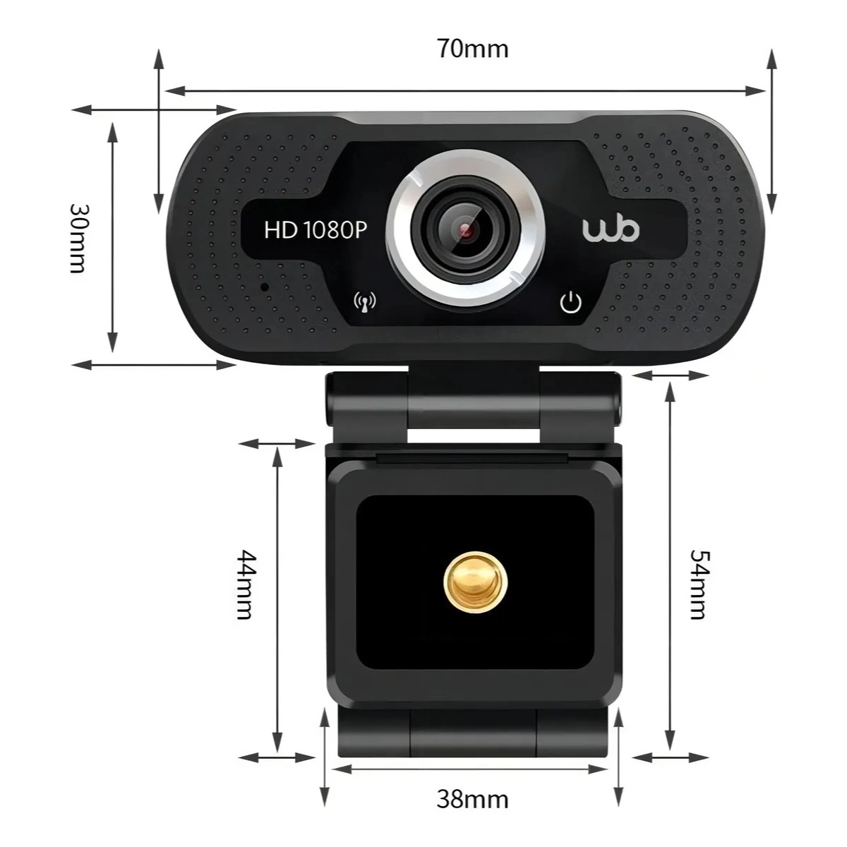 WEB CAM FULL HD 1080P WB 30FPS AMPLO ÂNGULO 110 PRETO WEB CAM FULL HD 1080P WB 30FPS AMPLO ÂNGULO 110 PRETO